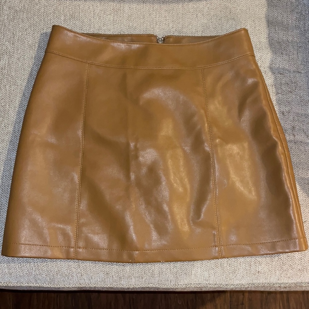 Leather skirt